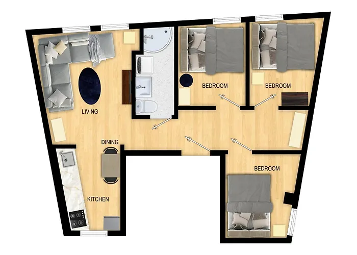 Family Friendly 3br - Fast Wi-fi - Behind Bryggen Διαμέρισμα Μπέργκεν